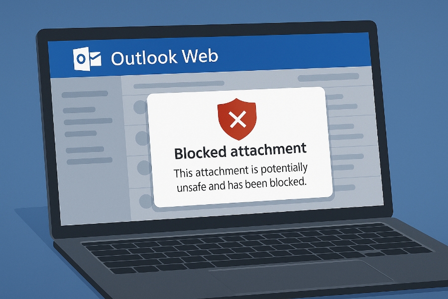 Outlook bez groźnych załączników i Teams z audytem ekranów