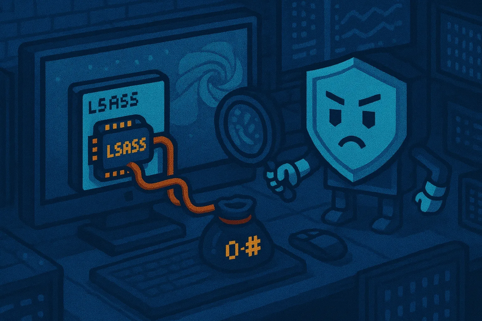 jak WerFaultSecure.exe pozwala wykraść hasła z pamięci LSASS w Windows 11