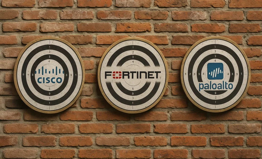 Urządzenia Cisco, Fortinet i Palo Alto Networks celem skoordynowanej kampanii cyberprzestępczej!