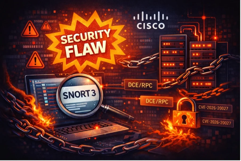 Nowe luki w Cisco Snort 3 zagrażają inspekcji ruchu sieciowego