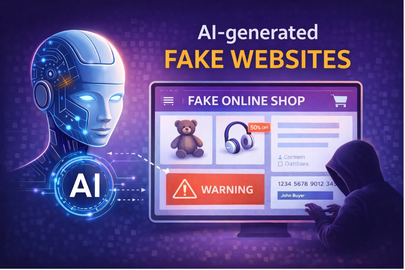 Jak hakerzy wykorzystują AI do budowania fałszywych stron internetowych