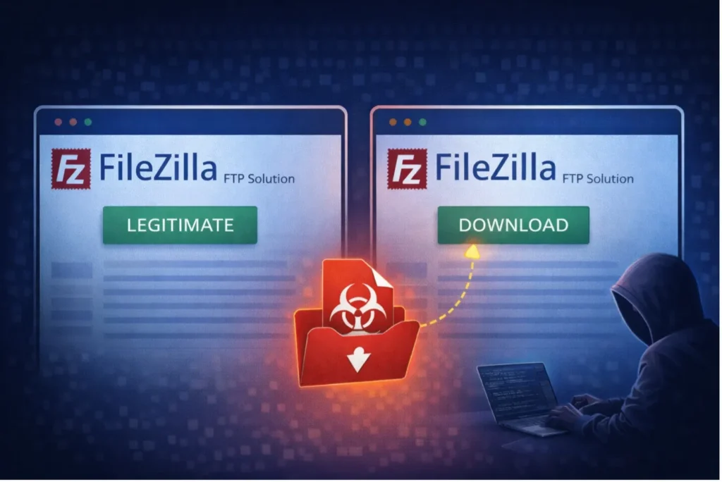 Uwaga – fałszywa strona FileZilla dystrybuuje malware