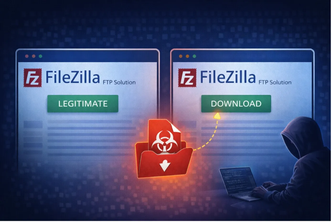 Uwaga – fałszywa strona FileZilla dystrybuuje malware