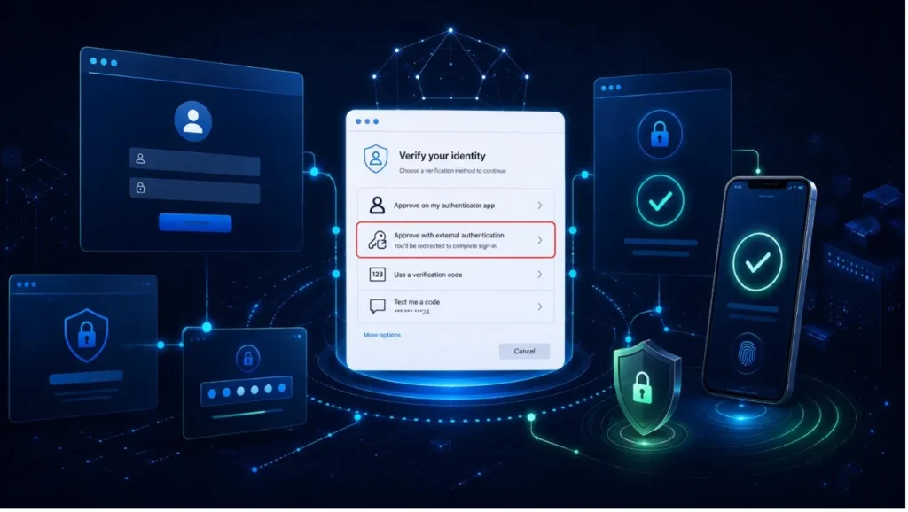 External MFA w Microsoft Entra ID – koniec Custom Controls