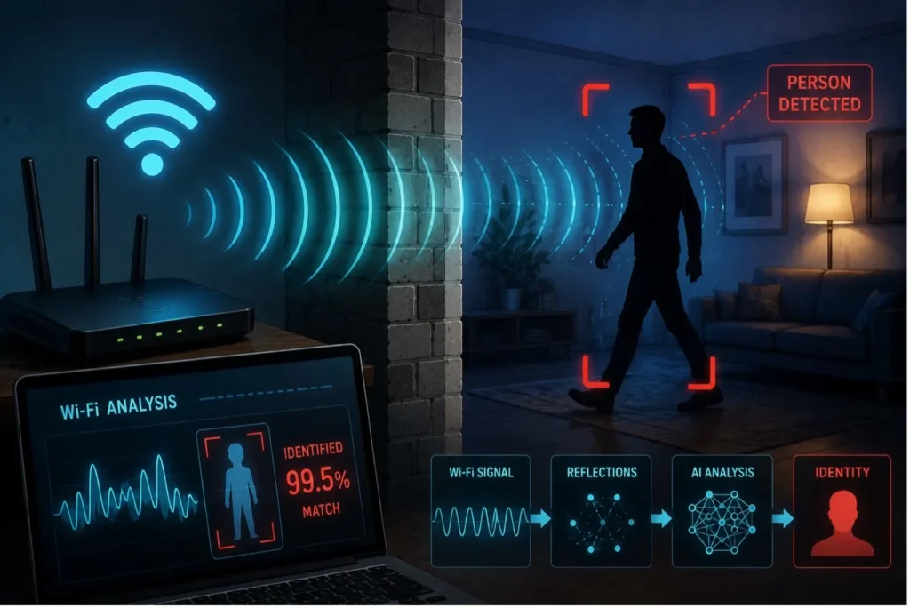 Czy Wi-Fi może służyć jako radar i rozpoznawać ludzi przez ściany?!