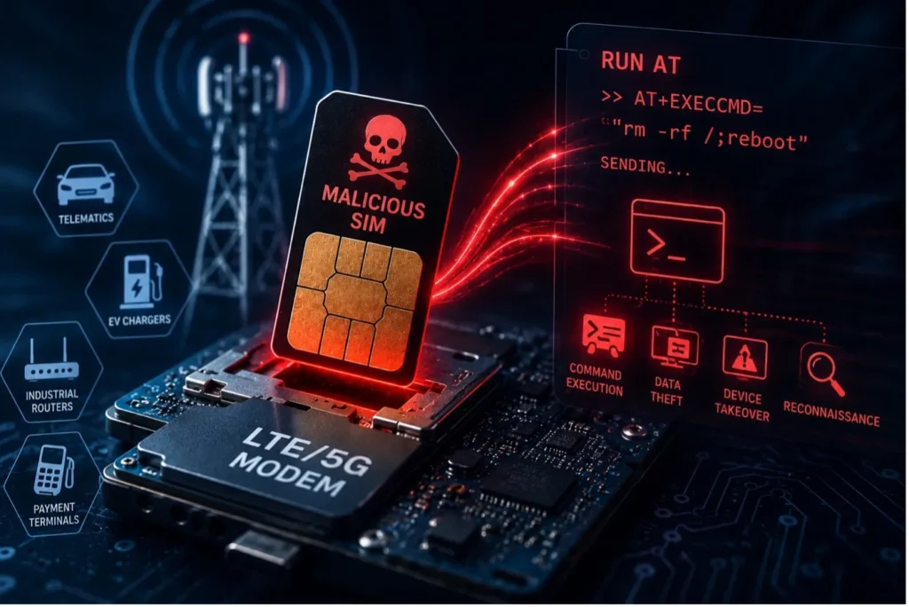 Złośliwa karta SIM może przejąć modem. Niebezpieczna funkcja RUN AT w urządzeniach IoT
