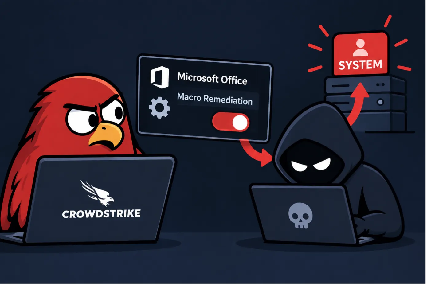 FalconFlank. Gdy EDR sam staje się narzędziem do eskalacji uprawnień