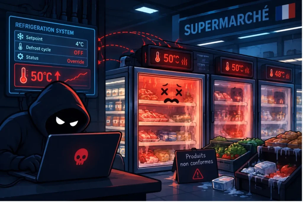Cyberatak na supermarkety we Francji. Hakerzy zamienili chłodnie w piekarniki
